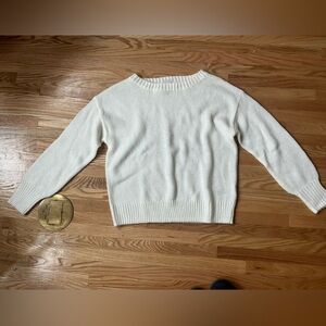 GAP Cream Crewneck Sweater